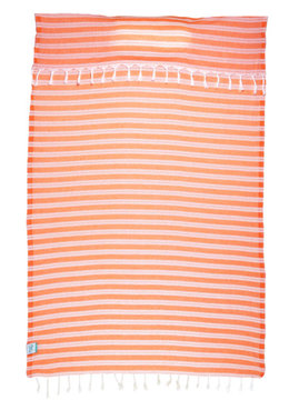 SAND CLOUD SUNSET ORANGE TURKISH PILLOW TOWEL accessories beach towels