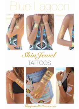 SKIN JEWEL TATTOO BLUE LAGOON TATTOO SKIN JEWELS