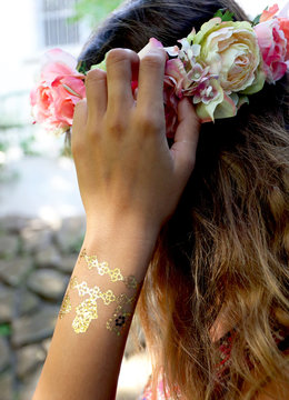 SKIN JEWEL TATTOO TATTOO SKIN JEWELS BYZANCE accessories jewelry