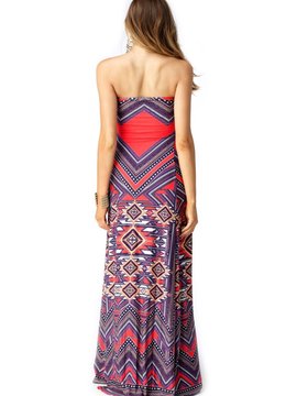 SKY COLLECTION ADAM PRINTED MAXI DRESS clothing dresses