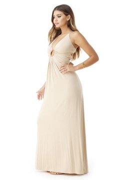 SKY COLLECTION DELLANN BAMBOO HALTER MAXI