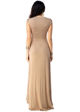 SKY COLLECTION OLWYN S/S EMPIRE MAXI clothing dresses