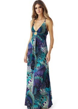 SKY COLLECTION OMALIA TIE DYE MAXI DRESS