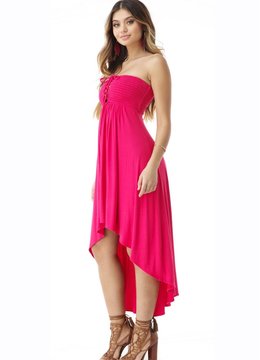 SKY COLLECTION URIAH HI LOW TUBE DRESS clothing dresses