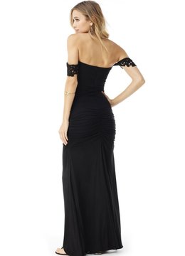 SKY COLLECTION WARNER LACE CAP SLEEVE MAXI DRESS clothing dresses