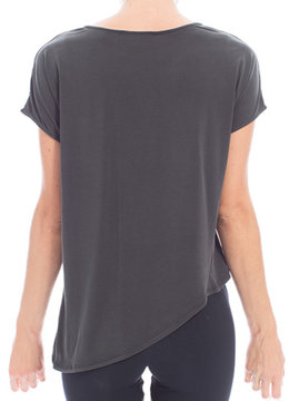 SOLOW ASYMMETRIC TEE clothing tops