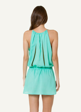 SOFIA BY VIX SOLID FRESH TUNNEL NECK SHORT DRESS clothing dresses