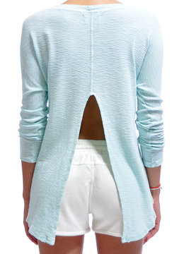 SOL ANGELES SOL ANGELES L/S OPEN BACK clothing tops
