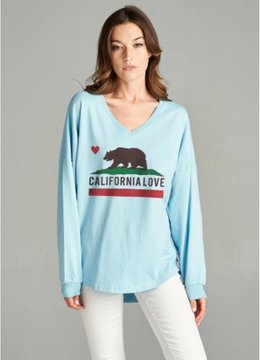 SPIRIT JERSEY CALI LOVE V NECK