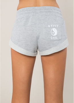 SPIRITUAL GANGSTER GYPSY SOUL TERRY FOLD SHORT clothing bottoms