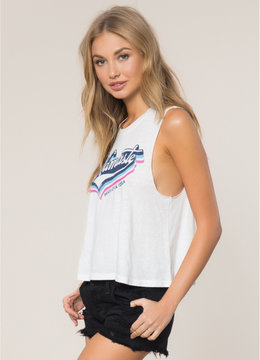 SPIRITUAL GANGSTER RETRO NAMASTE MUSCLE TEE clothing tops