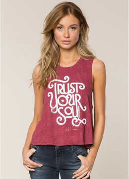 SPIRITUAL GANGSTER TRUST YOUR SOUL CROP TANK