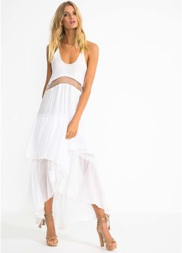 SUBOO CLOSER FRILL MAXI DRESS