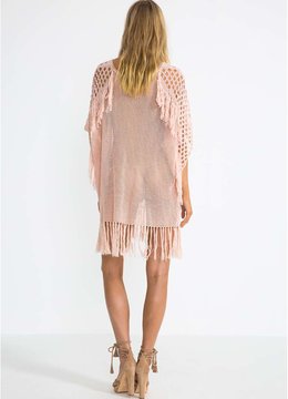 SUBOO NEW ROMANTICS FRINGE KAFTAN swim cover ups