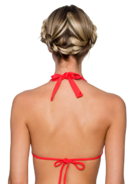 SWIM SYSTEMS CARDINAL RED DAYDREAMER TRI TOP swim separates