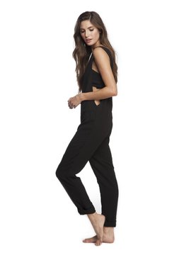 TAVIK FRANKIE LOW V-NECK JUMPSUIT clothing rompers/jumpsuits