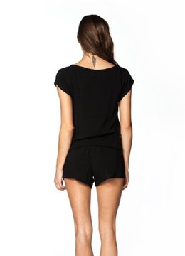 TAVIK JESSICA S/S BUTTON UP ROMPER clothing rompers/jumpsuits