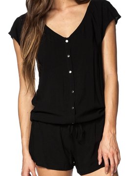 TAVIK JESSICA S/S BUTTON UP ROMPER clothing rompers/jumpsuits