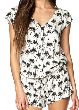 TAVIK JESSICA S/S BUTTON UP ROMPER clothing rompers/jumpsuits