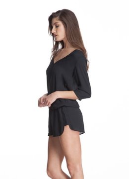 TAVIK MARLO 3/4 SLEEVE ROMPER clothing rompers/jumpsuits