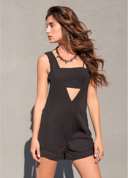TAVIK WARD LOW V-NECK ROMPER clothing rompers/jumpsuits
