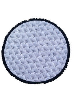 THE BEACH PEOPLE AMAROO ROUND TASSEL TOWEL