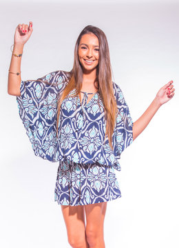 TIARE JIMBARAN SHORT DRESS