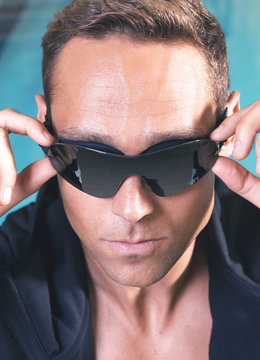 TYR SWIM SHADES MIRRORED GOGGLES
