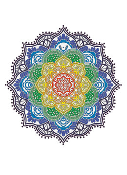 VAGABOND MANDALA WITH POMS TOWEL