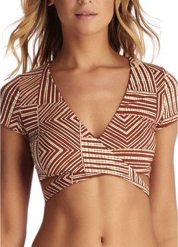 VITAMIN A HARIKA BALLERINA WRAP TOP