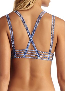 VITAMIN A SHIBORI JAYDAN BRAID BRALETTE swim separates