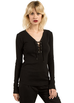 VOLCOM GMJ RIB LONG SLEEVE TOP