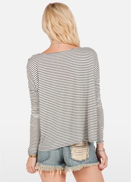 VOLCOM LIVED IN STRIPE LS clothing tops