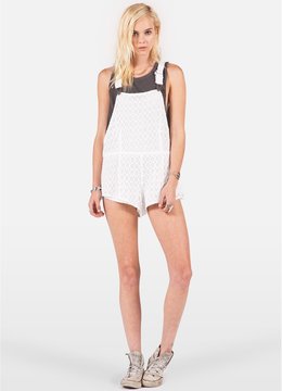 VOLCOM SKIPPIN ROPE ROMPER clothing rompers/jumpsuits