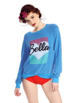 WILDFOX BELLA POP SWEATSHIRT clothing sweaters/jackets