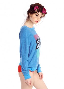 WILDFOX BELLA POP SWEATSHIRT clothing sweaters/jackets