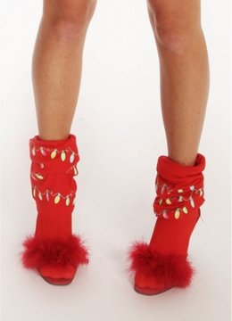 WILDFOX GLOWING LIGHTS SOCKS clothing footwear