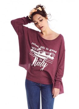 WILDFOX ITALY LIFE L/S clothing tops