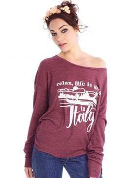 WILDFOX ITALY LIFE L/S