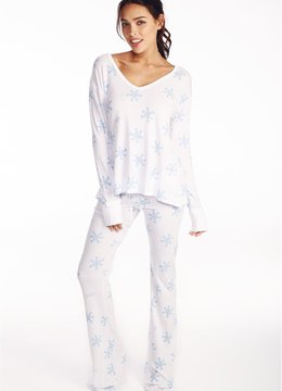WILDFOX SNOWFLAKE PRINT PJ SET