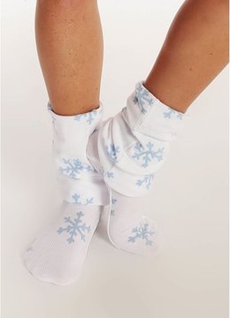 WILDFOX SNOWFLAKE PRINT SOCKS