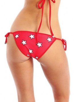 WILDFOX US STAR SPANGLED TIE SIDE BOTTOM