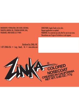 ZINKA ZINC COLORED NOSECOAT accessories beach essentials