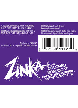 ZINKA ZINC COLORED NOSECOAT accessories beauty