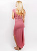 BEACH SPECIALS FITTED STRIPE CAP SLEEVE DRESS clothing dresses