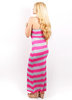 BEACH SPECIALS RUGBY STRIPE RACER TANK MAXI clothing dresses