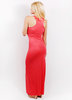 BEACH SPECIALS SOLID JERSEY RACERBACK MAXI clothing dresses