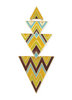 BEACH SPECIALS ZIG ZAG ENAMEL EARRING accessories jewelry