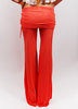 ELAN SHIRRED ROLLOVER WAIST PANT clothing bottoms
