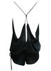MIKOH JAWS DRAPED SHORT ROMPER clothing rompers